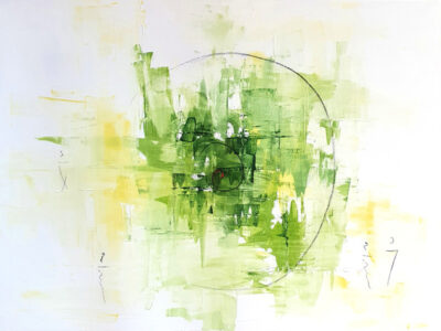 Fertiges intuitives Seelenbild auf Leinwand